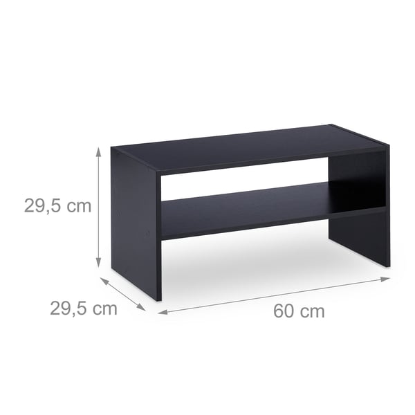 Skoorganisator, 29,5x60x29,5 cm, Sort, Kodustaar