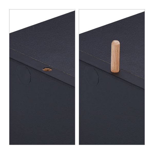 Skoorganisator, 29,5x60x29,5 cm, Sort, Kodustaar