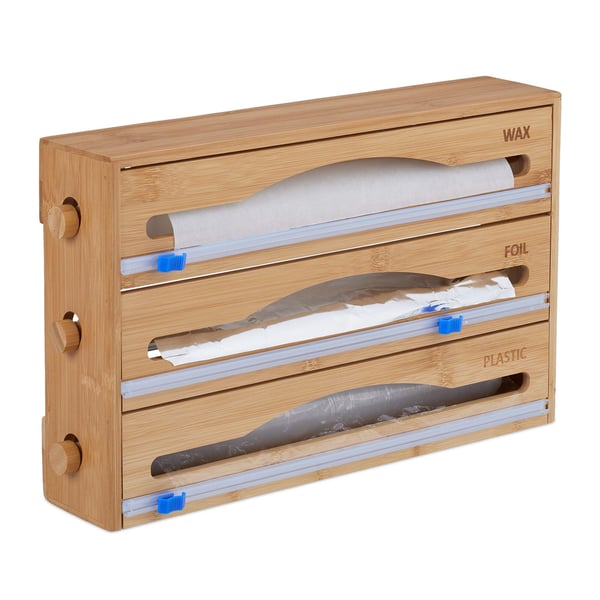 Foliedispenser, 23.5x39x9 cm, Natur, Kodustaar