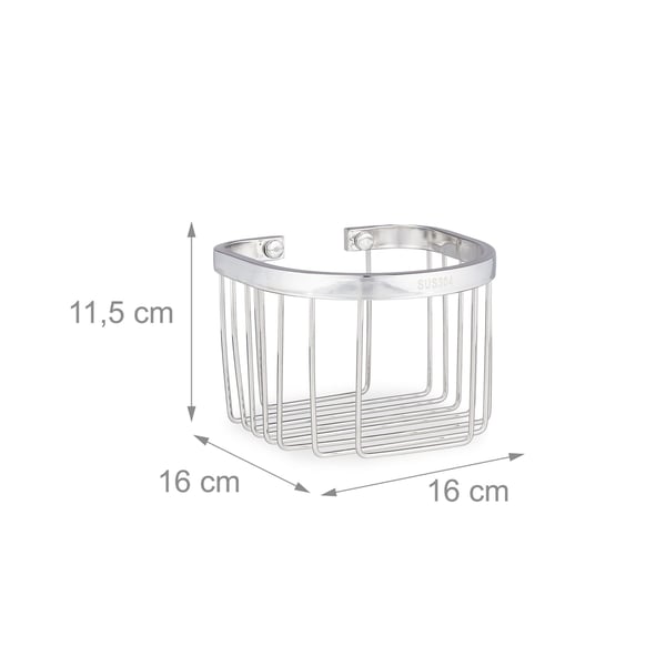 Suihkuhylly, 11.5x16x16 cm, Hopea