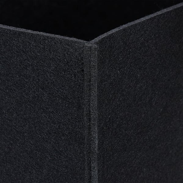 Vedpåse, 25x50x25 cm, Svart, Kodustaar