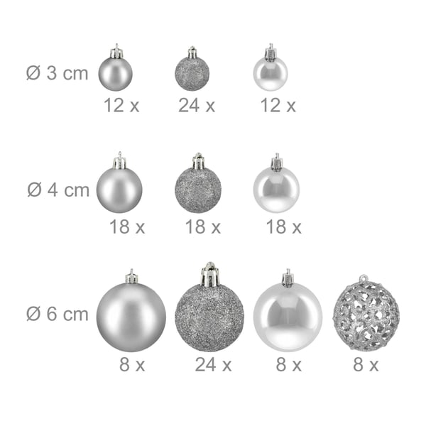 Julgranskule-set, 7x6 cm, Flerfärgad, Kodustaar