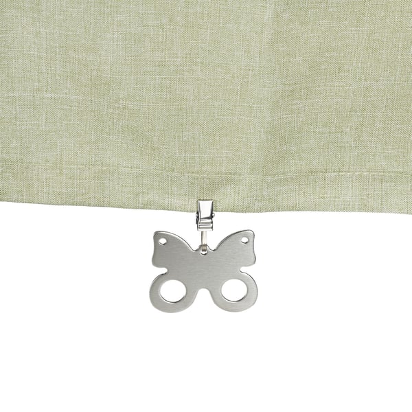 Bordduksvikter, Fjärilsdesign, 7.5x6.5x1 cm, Silver, Kodustaar