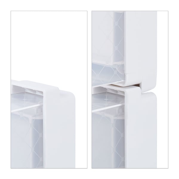 Skolådeset, 22x21x33 cm, Transparent, Vit