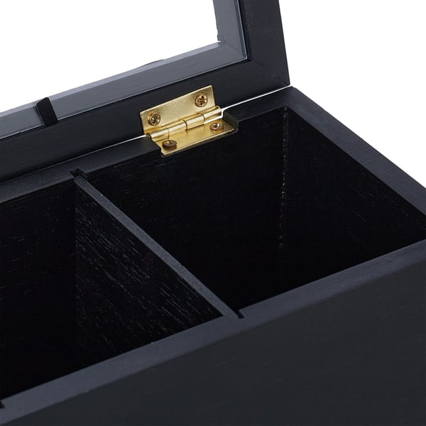 Te-organisator, 9x43,5x9 cm, Sort, Kodustaar