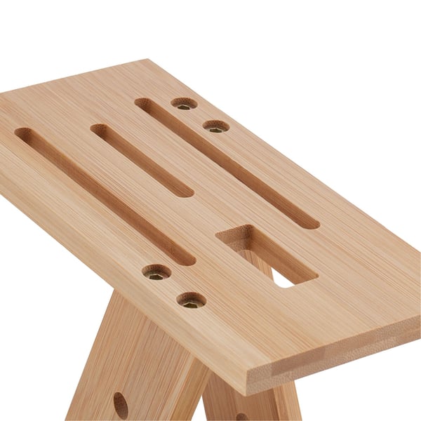 Knivblock, Bambu, 22x9.5x19.5 cm, Natur, Kodustaar