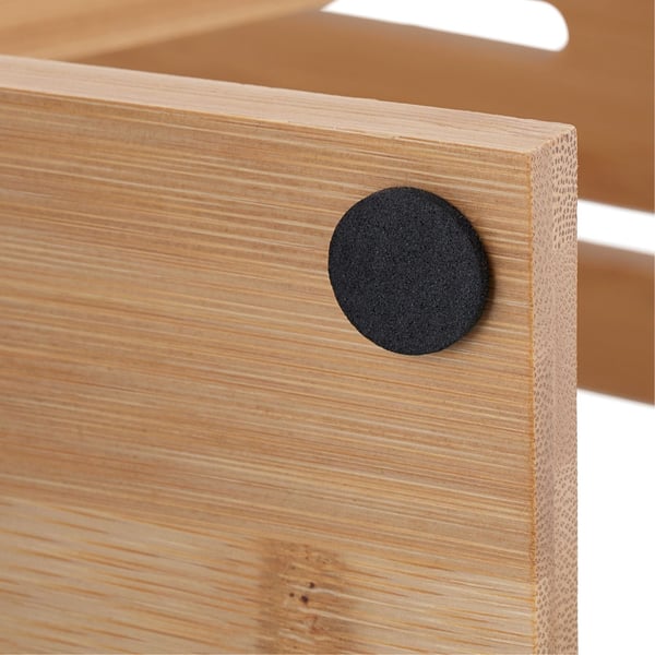 Knivblock, Bambu, 22x9.5x19.5 cm, Natur, Kodustaar