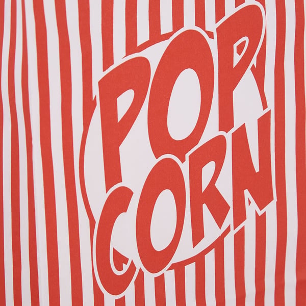 Popcorn-pussit, 26x13x8 cm, punainen, valkoinen, Kodustaar