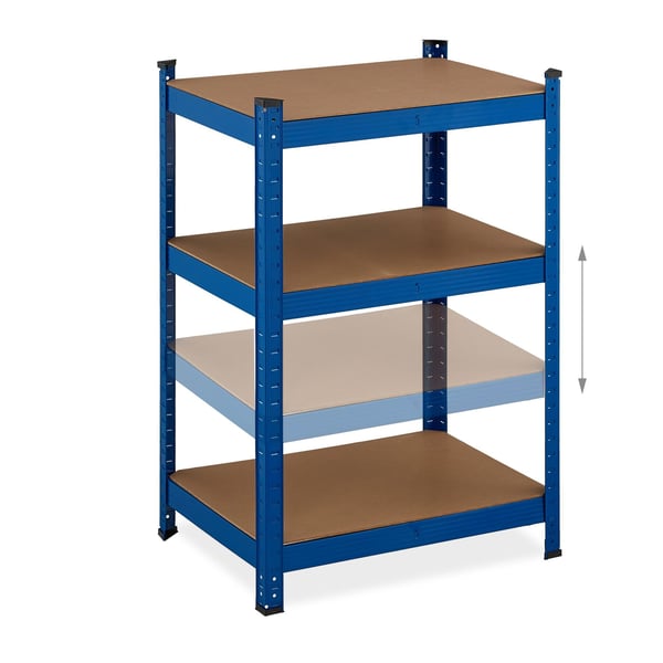 Hyllystö, 180x60x45 cm, Sininen