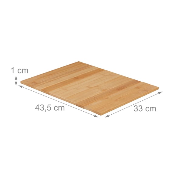 Soffarmstöd-bricka, Bambuträ, 1x43,5x33 cm, Natur