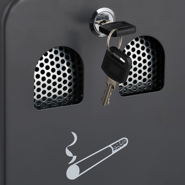 Utomhus askkopp, 20x16x8,5 cm, Antracit, Kodustaar