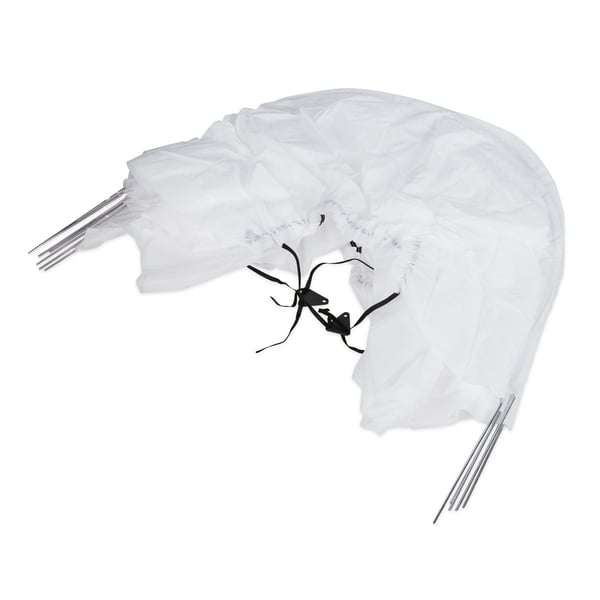 Växttunnel, 340x53x50 cm, Vit, Kodustaar