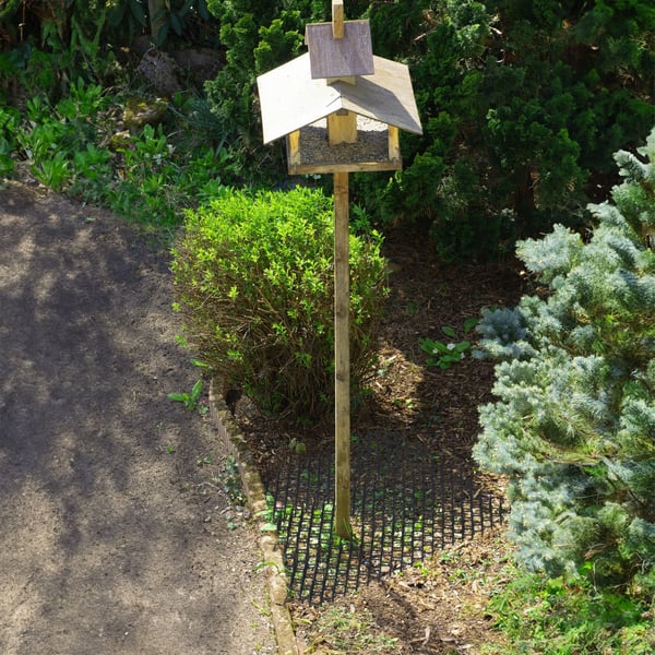 Dyreafvisende gitter sæt, 3x49x14 cm, Sort, Kodustaar