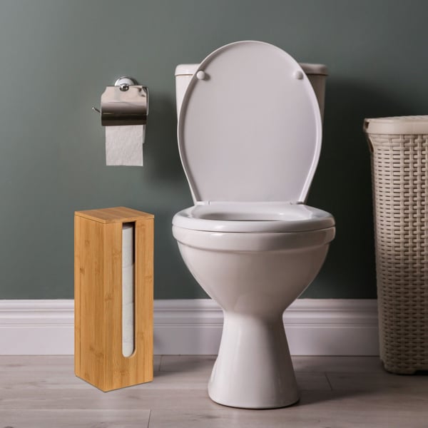 WC-paperiteline, 42x13.5x13.5 cm, luonnonvärinen