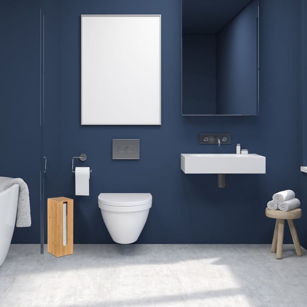 WC-paperiteline, 42x13.5x13.5 cm, luonnonvärinen