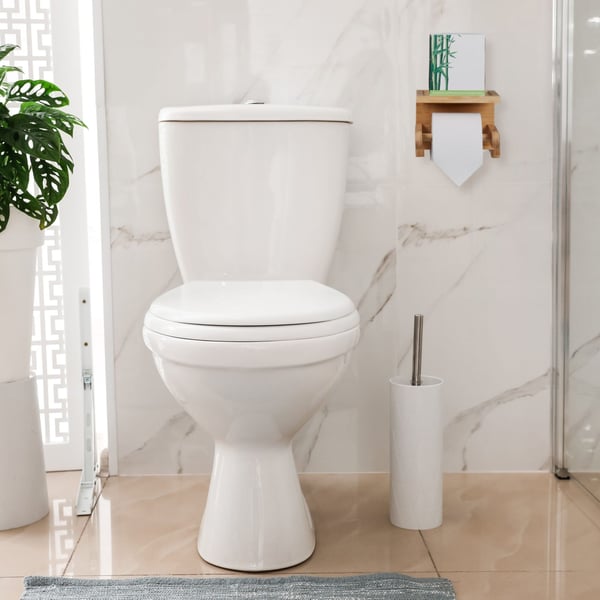 WC-paperiteline, bambu, 12.5x16.5x12.5 cm, luonnollinen
