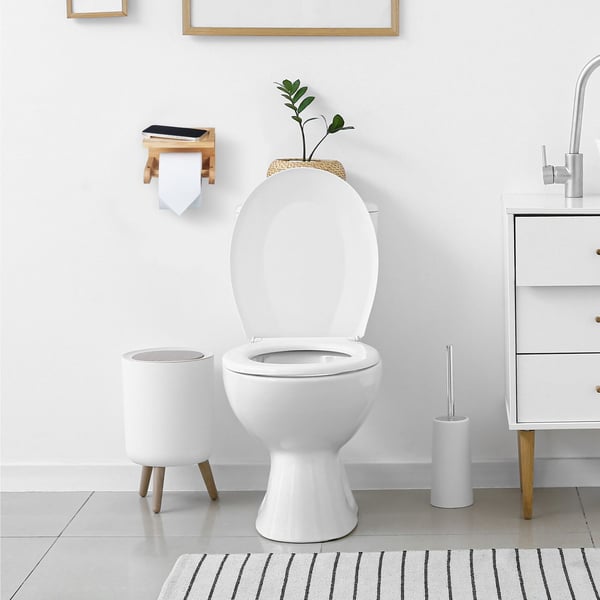 WC-paperiteline, bambu, 12.5x16.5x12.5 cm, luonnollinen