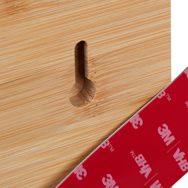 WC-paperiteline, bambu, 12.5x16.5x12.5 cm, luonnollinen