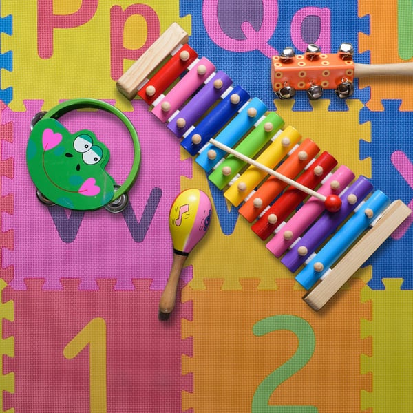 Palapelimatto, 180,5x180,5 cm, monivärinen, Kodustaar