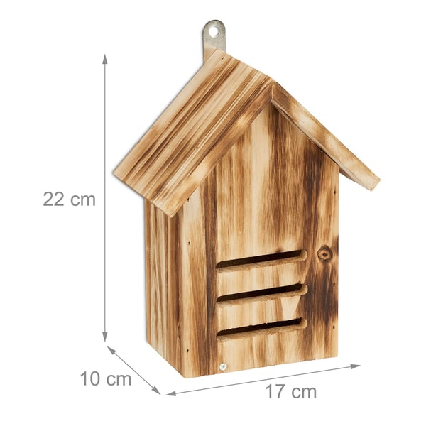 Hyönteishotelli, 22x17x10 cm, luonnollinen