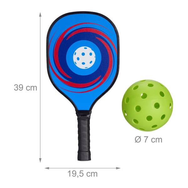 Pickleball-setti, 39x19,5x3,5 cm, monivärinen, Kodustaar