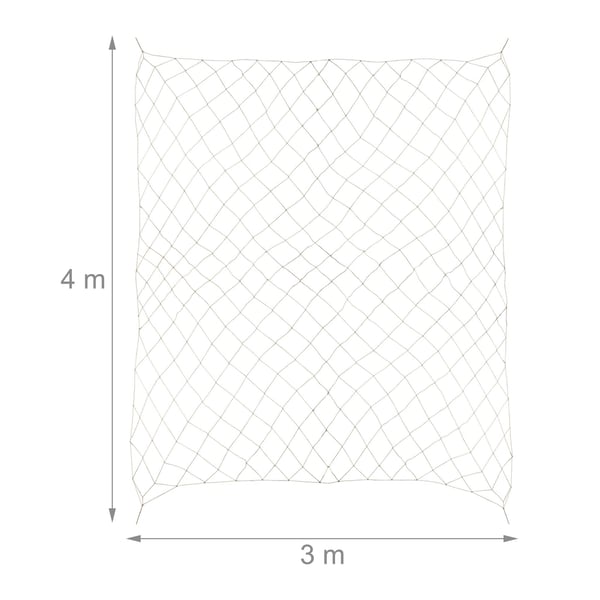 Köynnösverkko, juutti, 200x300 cm, luonnollinen