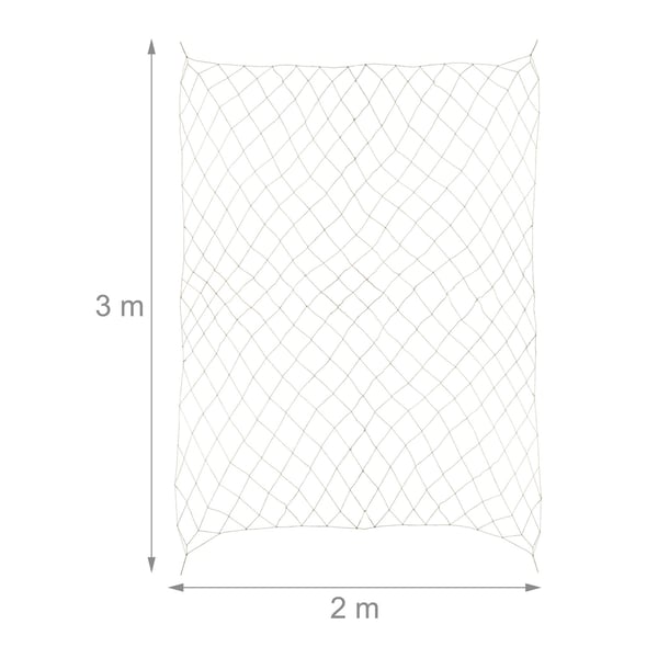Köynnösverkko, juutti, 200x300 cm, luonnollinen, Kodustaar