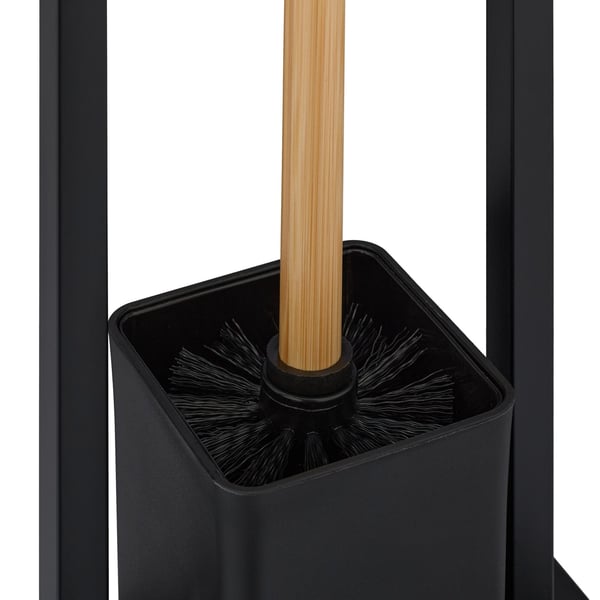 WC-harjan ja paperitelineen setti, 77x23x18 cm, bambu