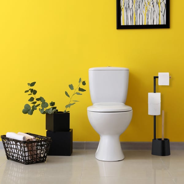 WC-harjasetti, 66,5x16x11 cm, ruostumaton teräs