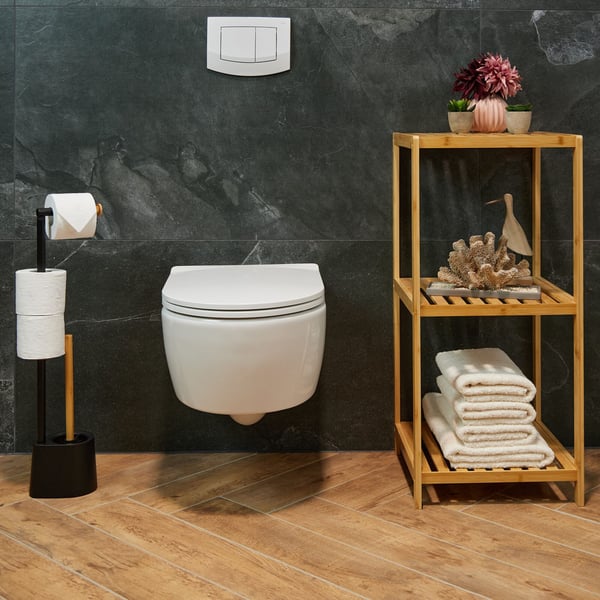 WC-harjasetti, 66,5x16x11 cm, ruostumaton teräs