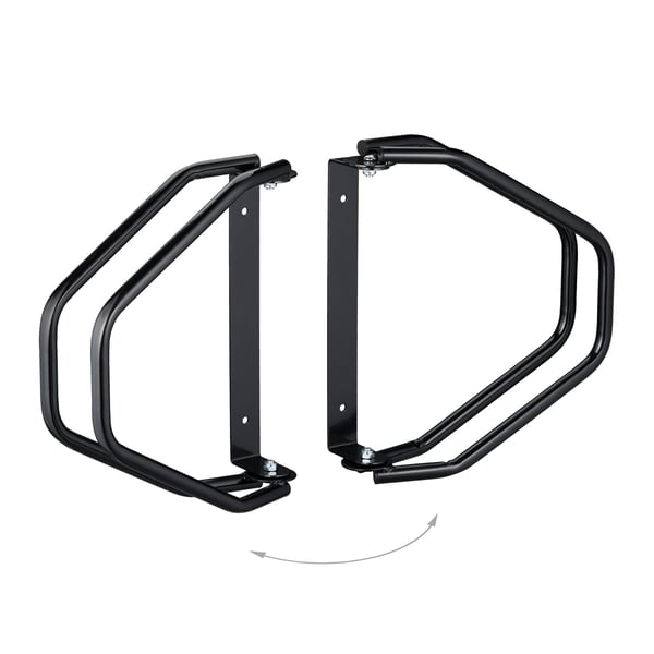 Cykelställ, Väggmonterat Svängbart, 32,5x9x28,5 cm, Svart, Kodustaar