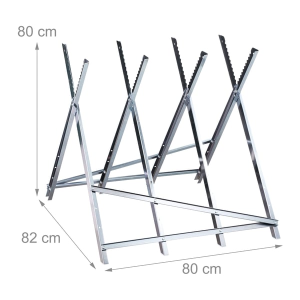 Buksebuk, Metal, 80x80x82 cm, Sølv, Kodustaar