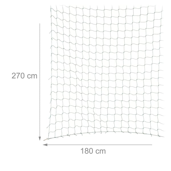 Espalier Net Sæt, 180x270 cm, Grøn