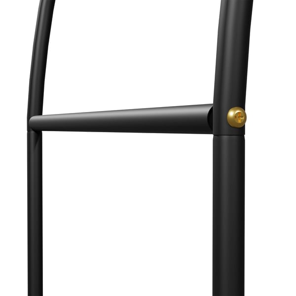 Havebue, Metal, 250x235x40 cm, Sort, Kodustaar