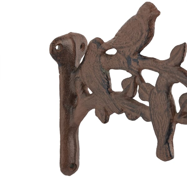 Fuglebad, 42x25x10,5 cm, Brun, Støbejern
