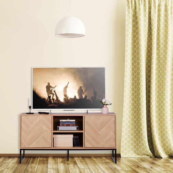 TV-taso, 60x120x38 cm, Ruskea, Musta, Kodustaar