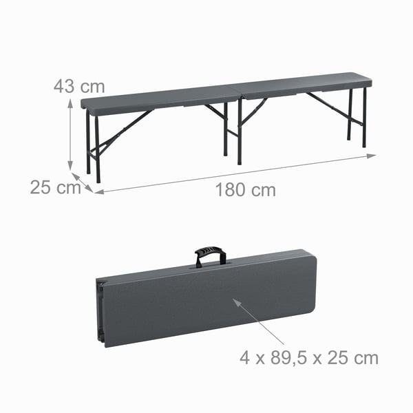 Penkki, 43x180x25 cm, Musta