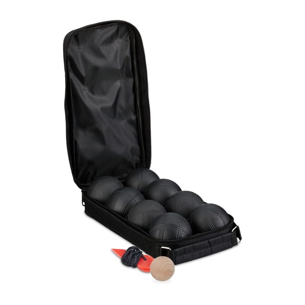 Boules-set, 31x16x7 cm, Svart, Kodustaar