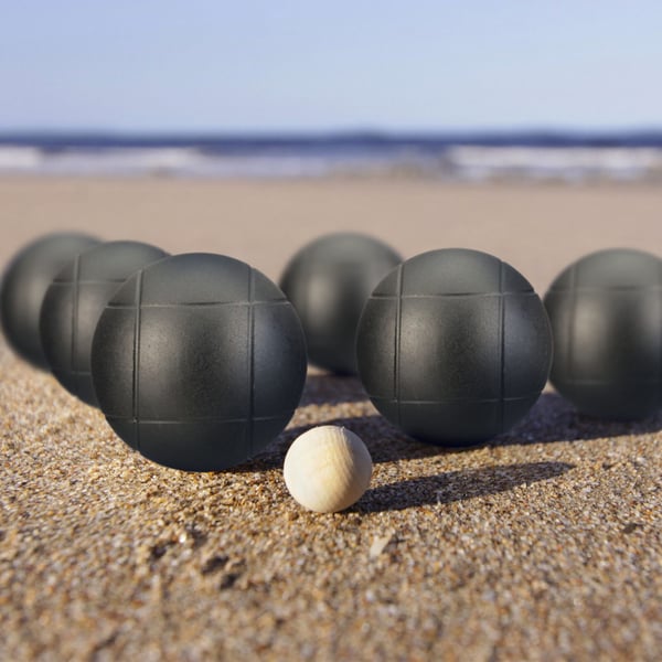 Boules-set, 31x16x7 cm, Svart, Kodustaar