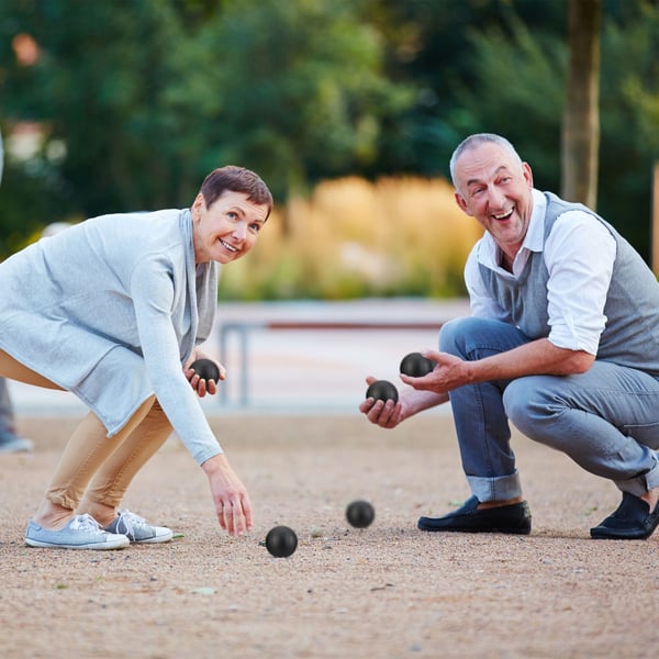 Boules-set, 31x16x7 cm, Svart, Kodustaar