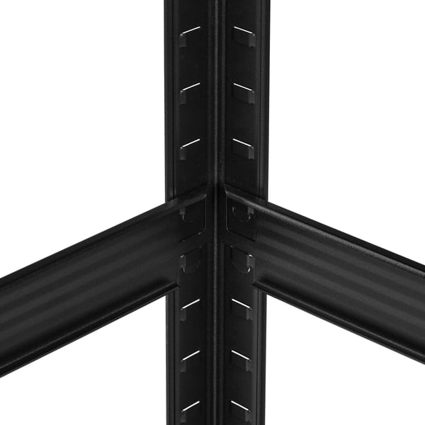 Hyllystö, 180x90x40 cm, Teräs, MDF, muovi, Kodustaar