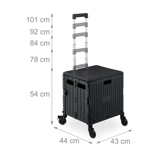 Shoppingvagn, 101x43x44 cm