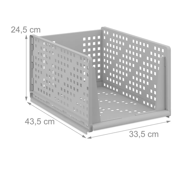 Vaatekaapin järjestelijälaatikko, 24,5x33,5x43,5 cm, Kodustaar