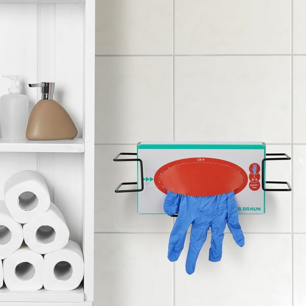Handskdispenser, 9,5x28x9,5 cm, Svart, Kodustaar
