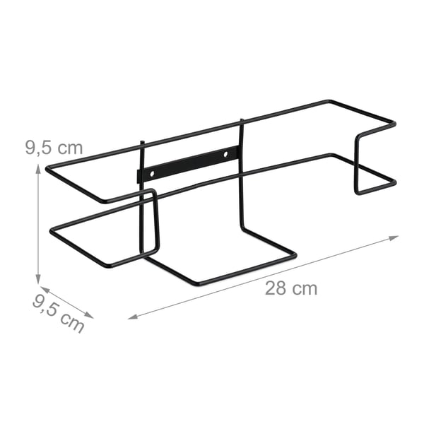 Handskdispenser, 9,5x28x9,5 cm, Svart, Kodustaar