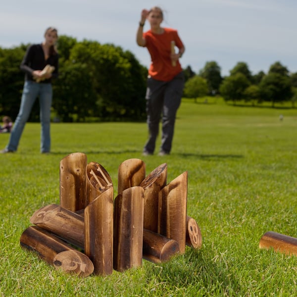 Kubb-pelisarja, puinen, 22,5x4,5 cm, luonnollinen, Kodustaar