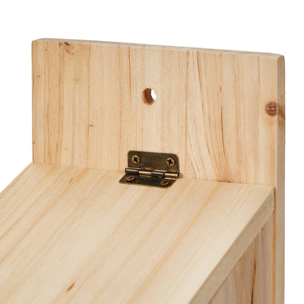 Lintulaudan rakennussarja, 29,5x11,5x17 cm, luonnollinen, Kodustaar
