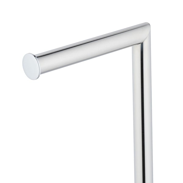Toiletrulleholder og børstesæt, 63x23x17 cm, Sort