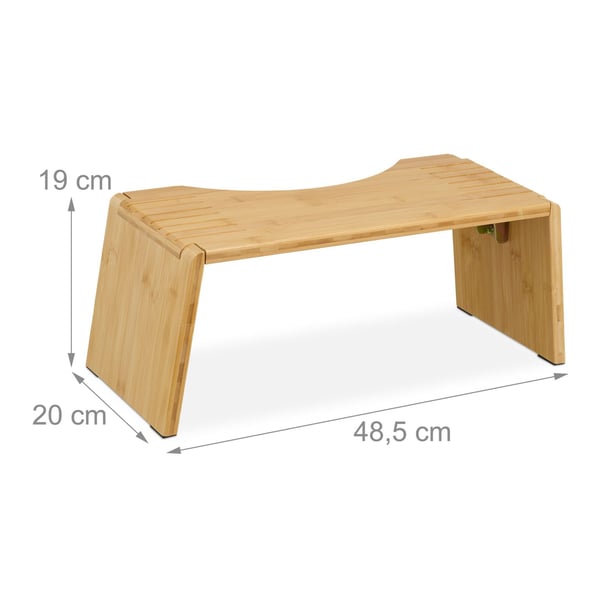 Toalettpall, 19x48,5x20 cm, Natur
