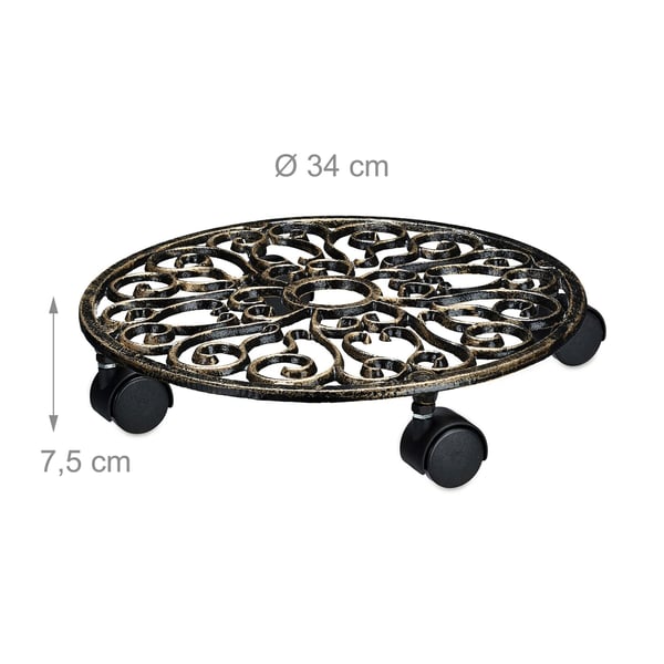Växtvagn Set, 7.5x34 cm, Gjutjärn, plast, Kodustaar
